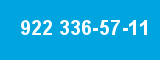 922 336-57-11